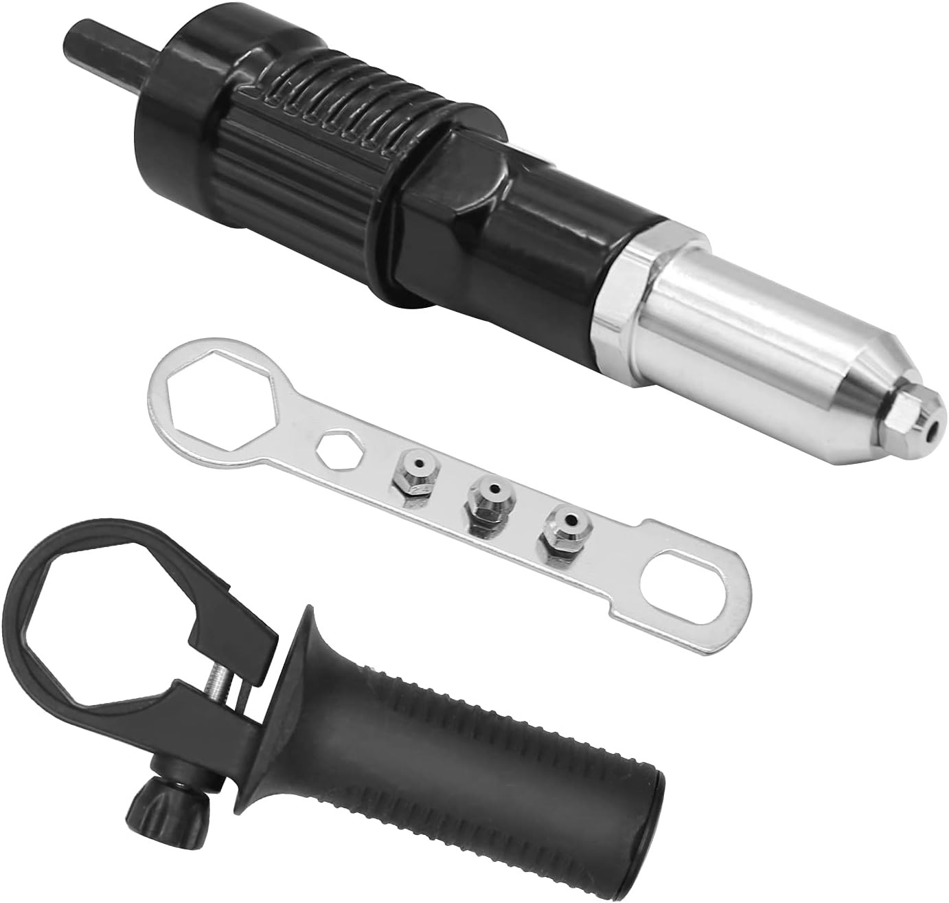 Electric Rivet Nut Gun Cordless Drill Pop Adapter Riveting Riveter Insert Tool