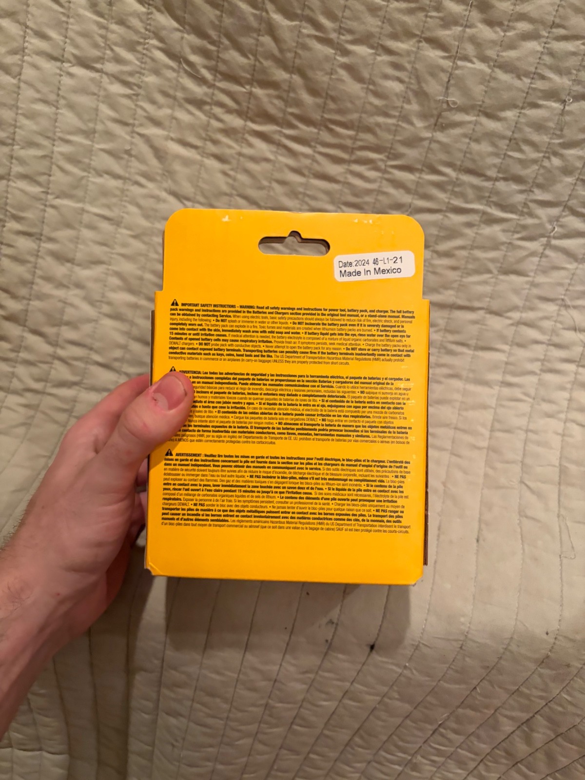 DEWALT DCB205-2 20V MAX Premium Lithium-Ion 5.0Ah Battery Pk 2 Pack 2025 Date