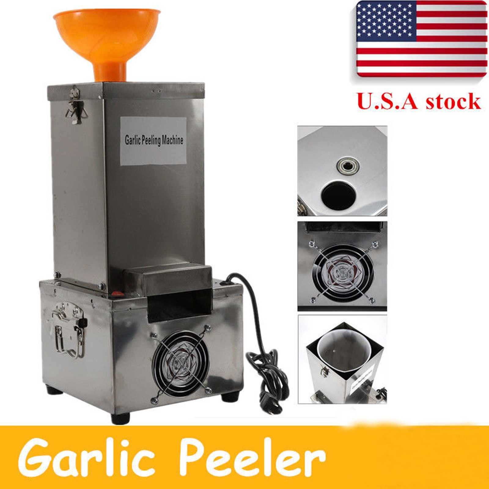 110V Household Commercial Garlic Peeler Electric Dry Garlic Peeling Machine