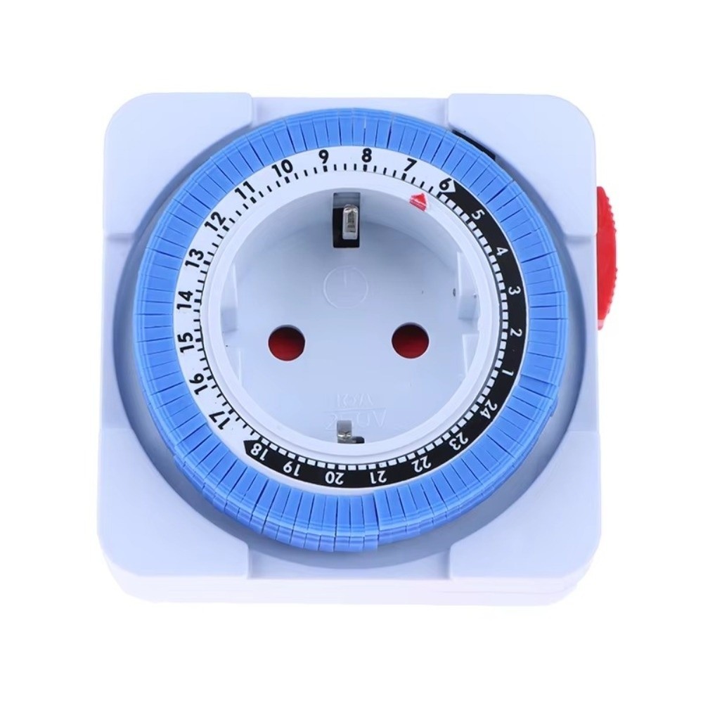 24Hours Timer Switch Plug in Mechanical Grounded Programmable Switch Socket