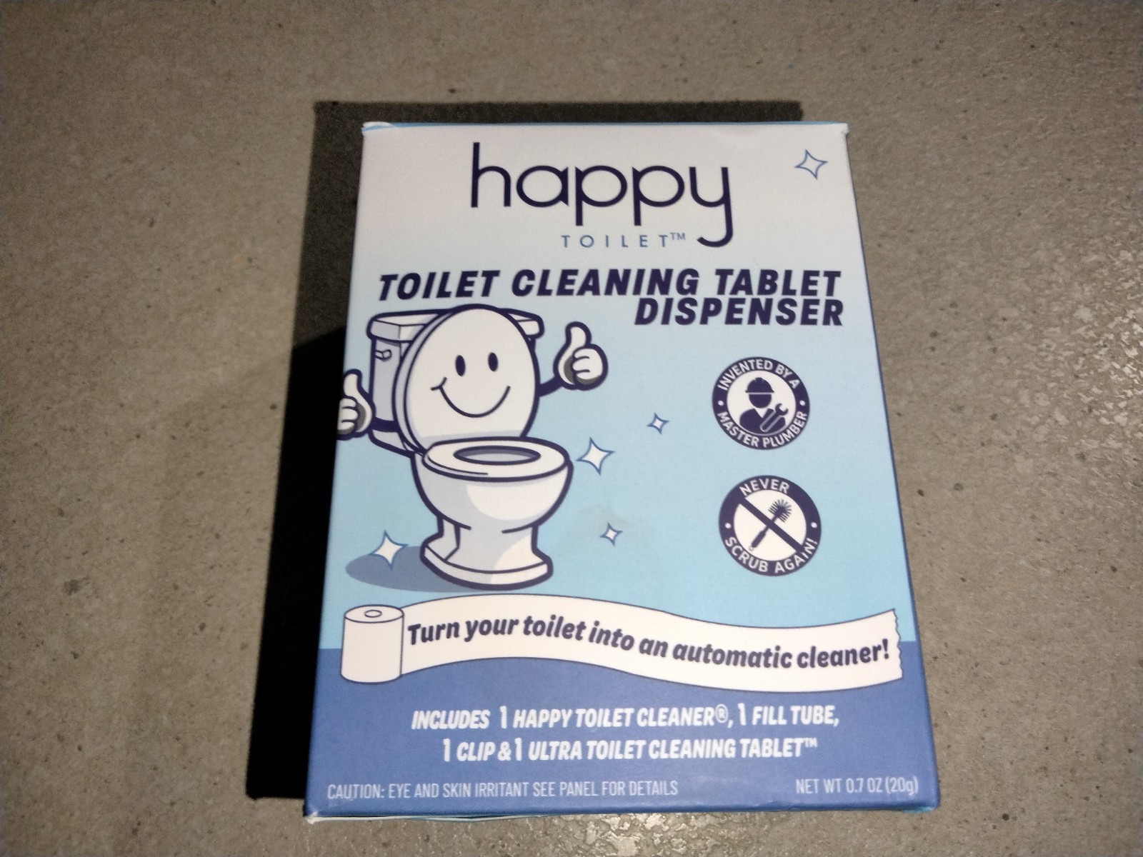 1 Pack Happy Self-Cleaning Toilet System Easy Install Toilet Tablet Holder