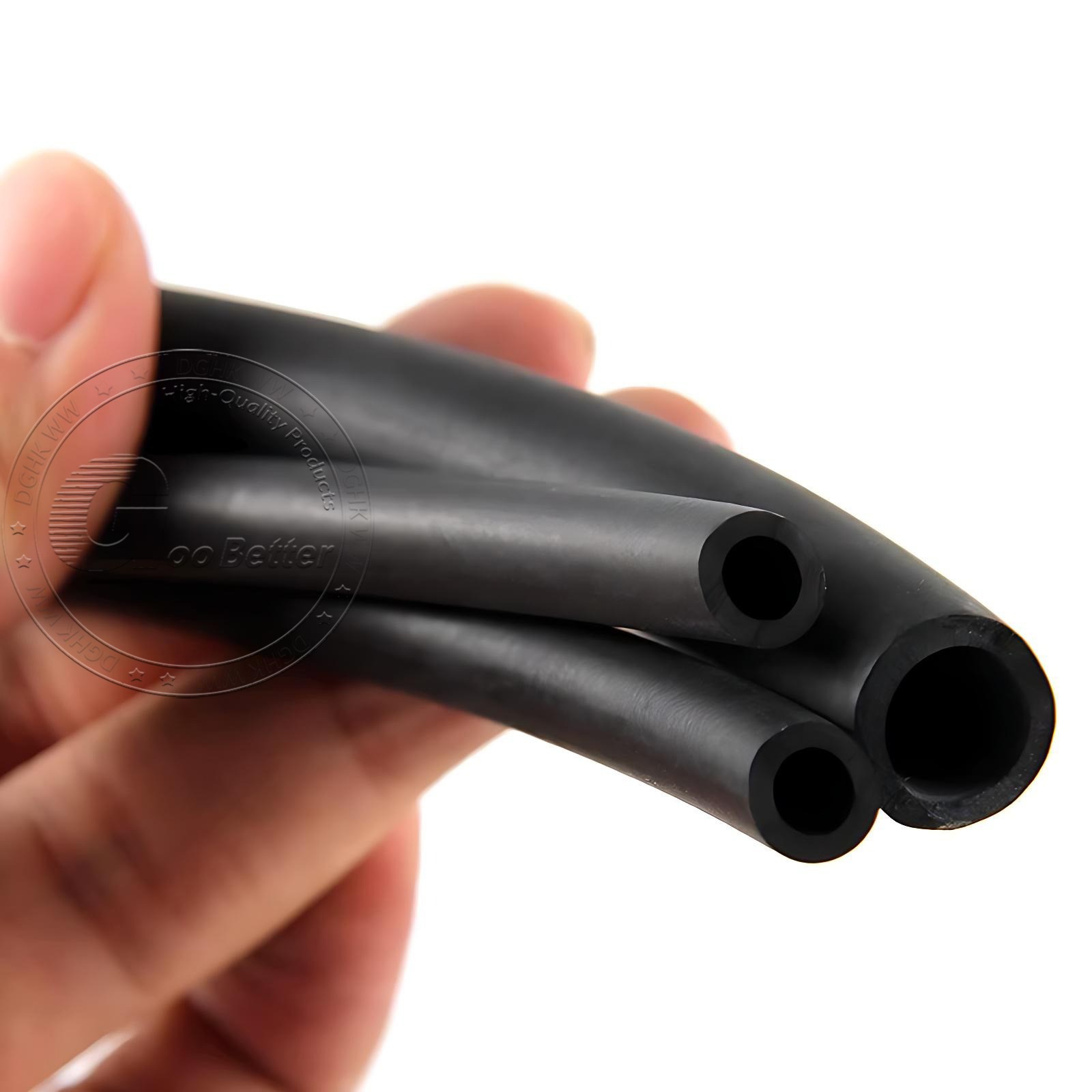 Black Smooth Nitrile Rubber Tube ID 2-25mm Fuel Petrol Diesel Oil Tube Hose Pipe