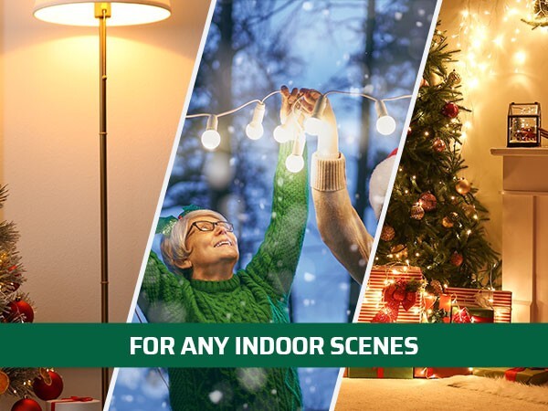 DEWENWILS 3-Pack 3 Ft Extension Cord with Multiple Outlets 2 Prong 16 AWG Green