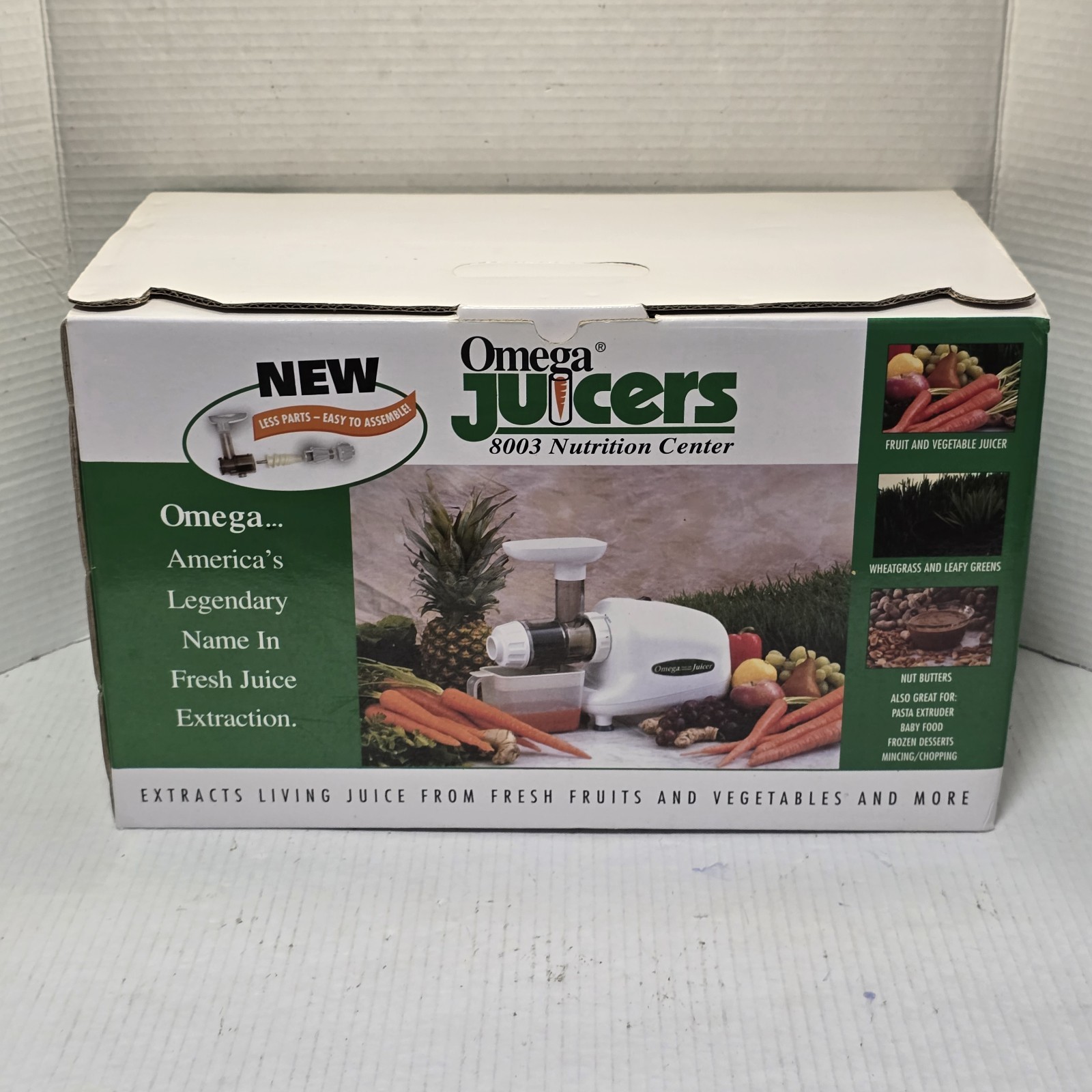 OMEGA 8003 Nutrition Center Slow Speed Masticating Jucier Household Commercial
