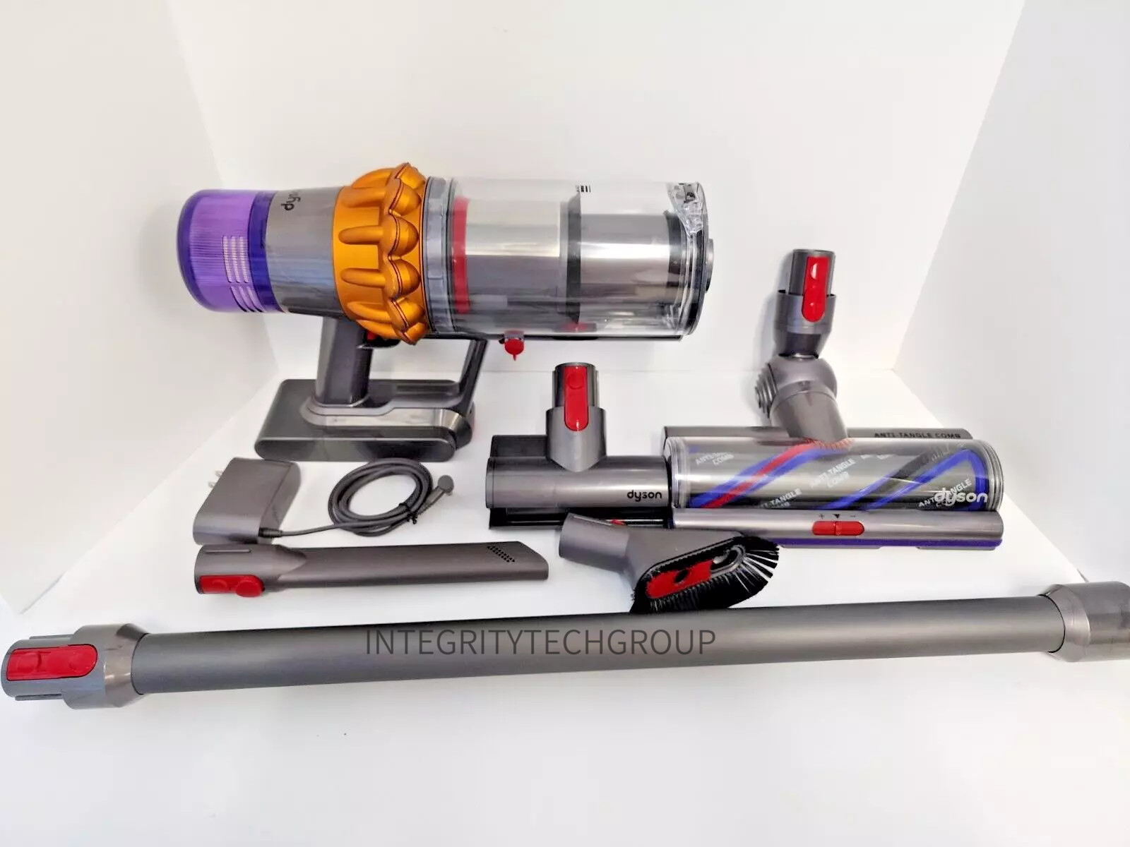 Dyson V15 Detect Cordless Stick Vacuum Cleaner Gray SERVICED AND CLEANED