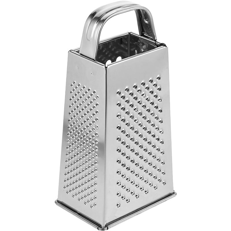 Kitchen Stainless Steel 4-Sided Box Food Grater Vegetable Cheese Slicer Shredder