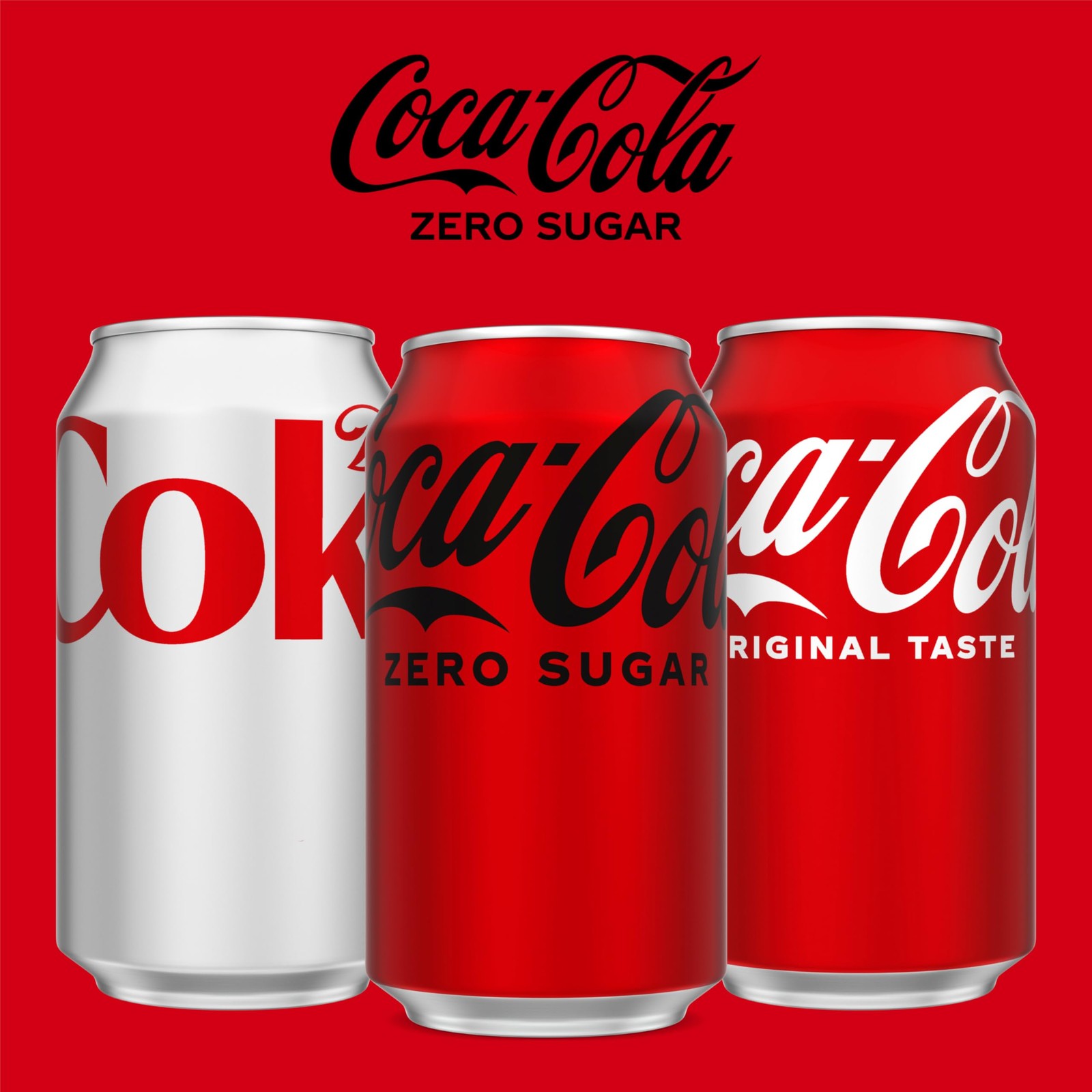 Coca-Cola Zero Sugar Soda Soft Drink Fridge Pack Cans, 12 fl oz, 12 Pack
