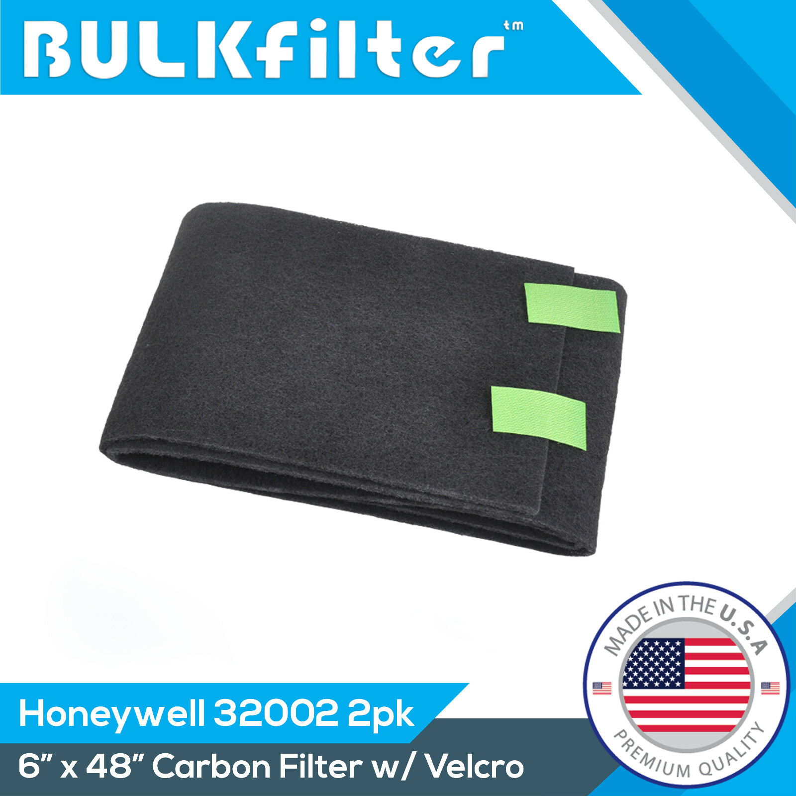 2 Pack Premium Honeywell 32002 Replacement Carbon Filter 6″ x 48″ by BulkFilter