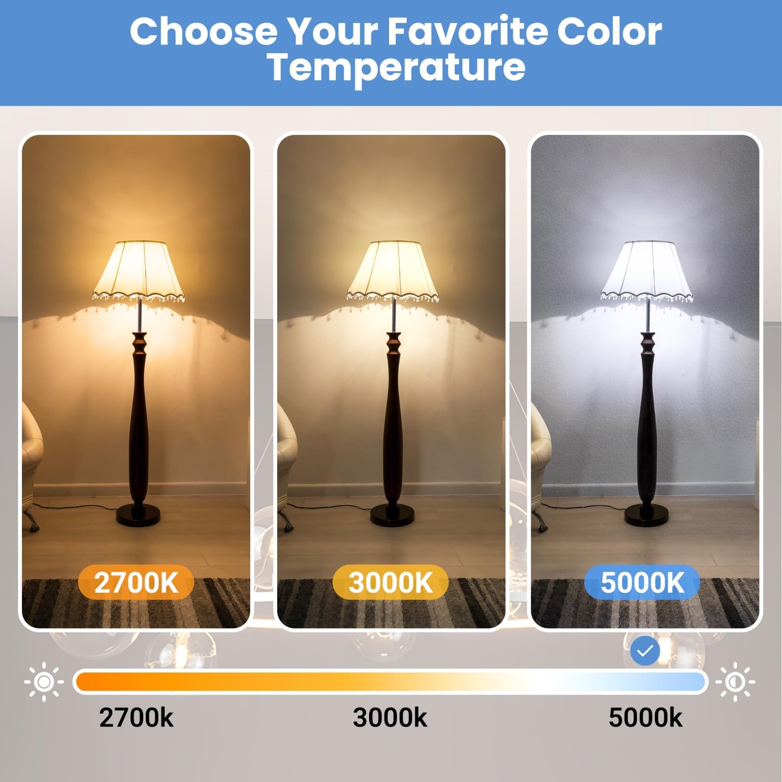 12Pack Regal LED A19, E26 Light Bulbs Daylight 9W (60W Equivalent) 800 Lumens
