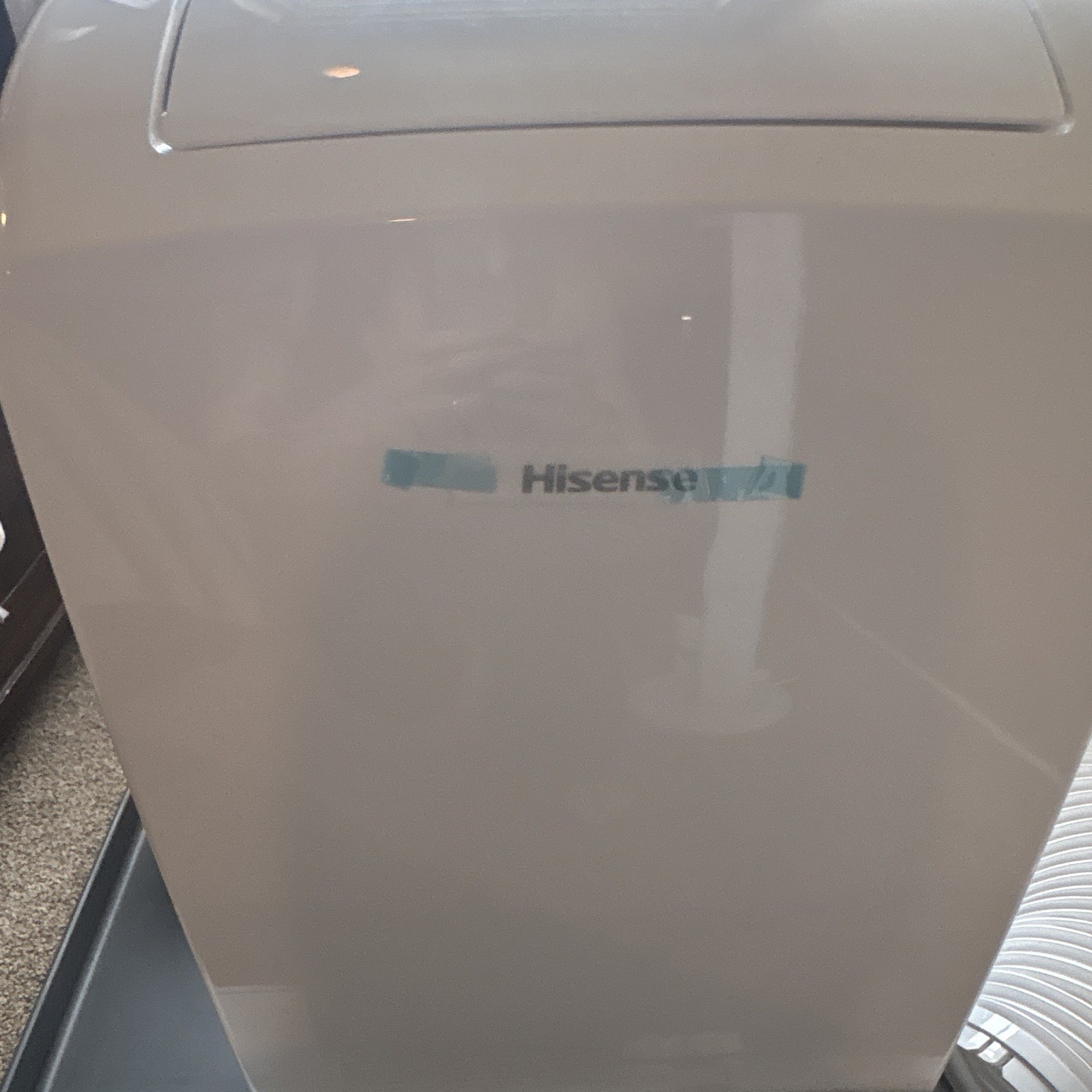 Hisense Portable Air Conditioner, White, Single Hose w/ Window Kit