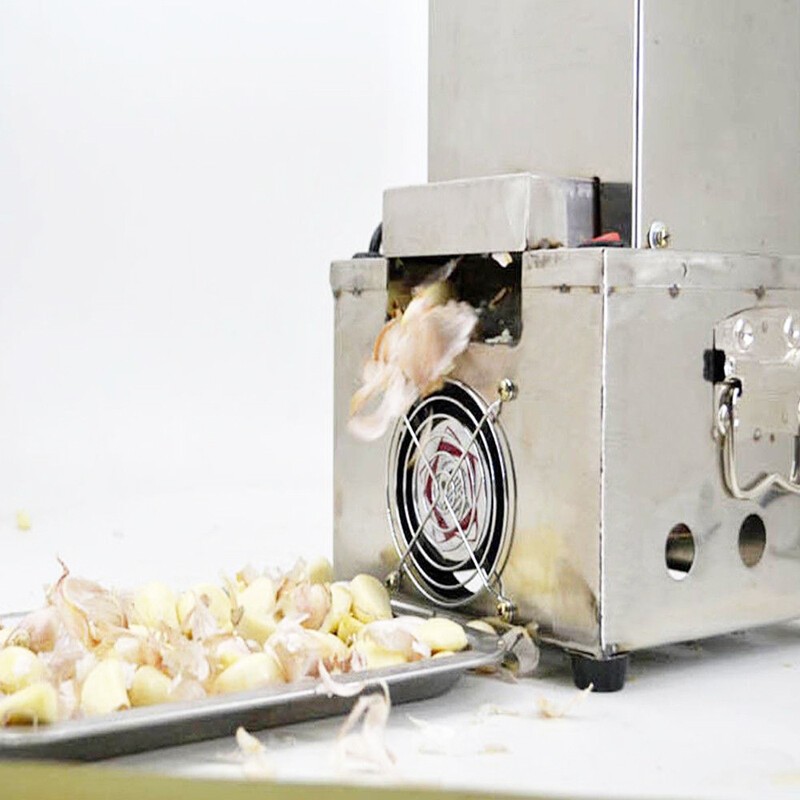 110V Electric Garlic Peeling Machine Household / Commercial Garlic Peeler 20KG/H