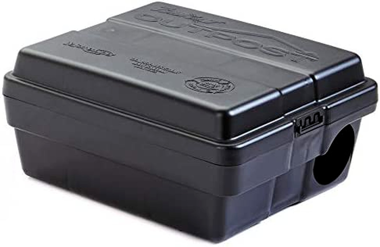 Outpost Rat Bait Station Lockable for Safety Targets Small Mice and Large Rats
