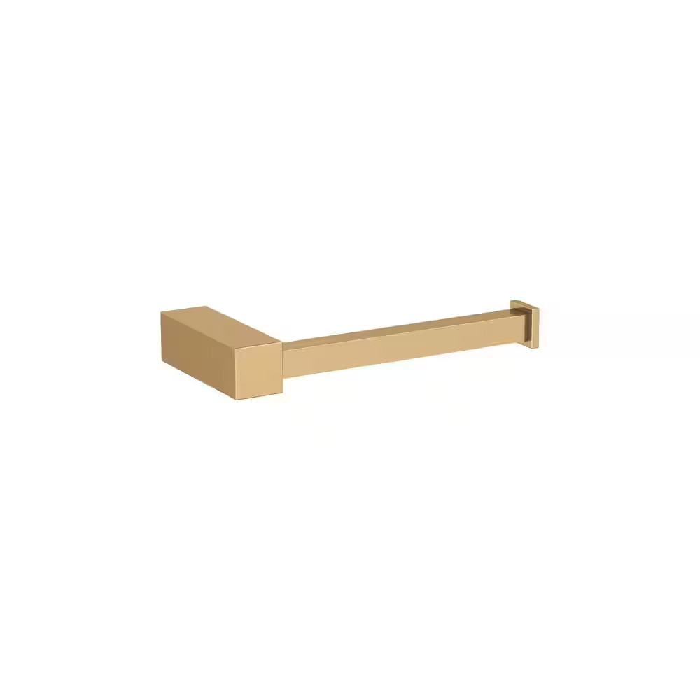 Monument 5-7/8 In. (149 Mm) L Single Post Toilet Paper Holder in Champagne Bronz