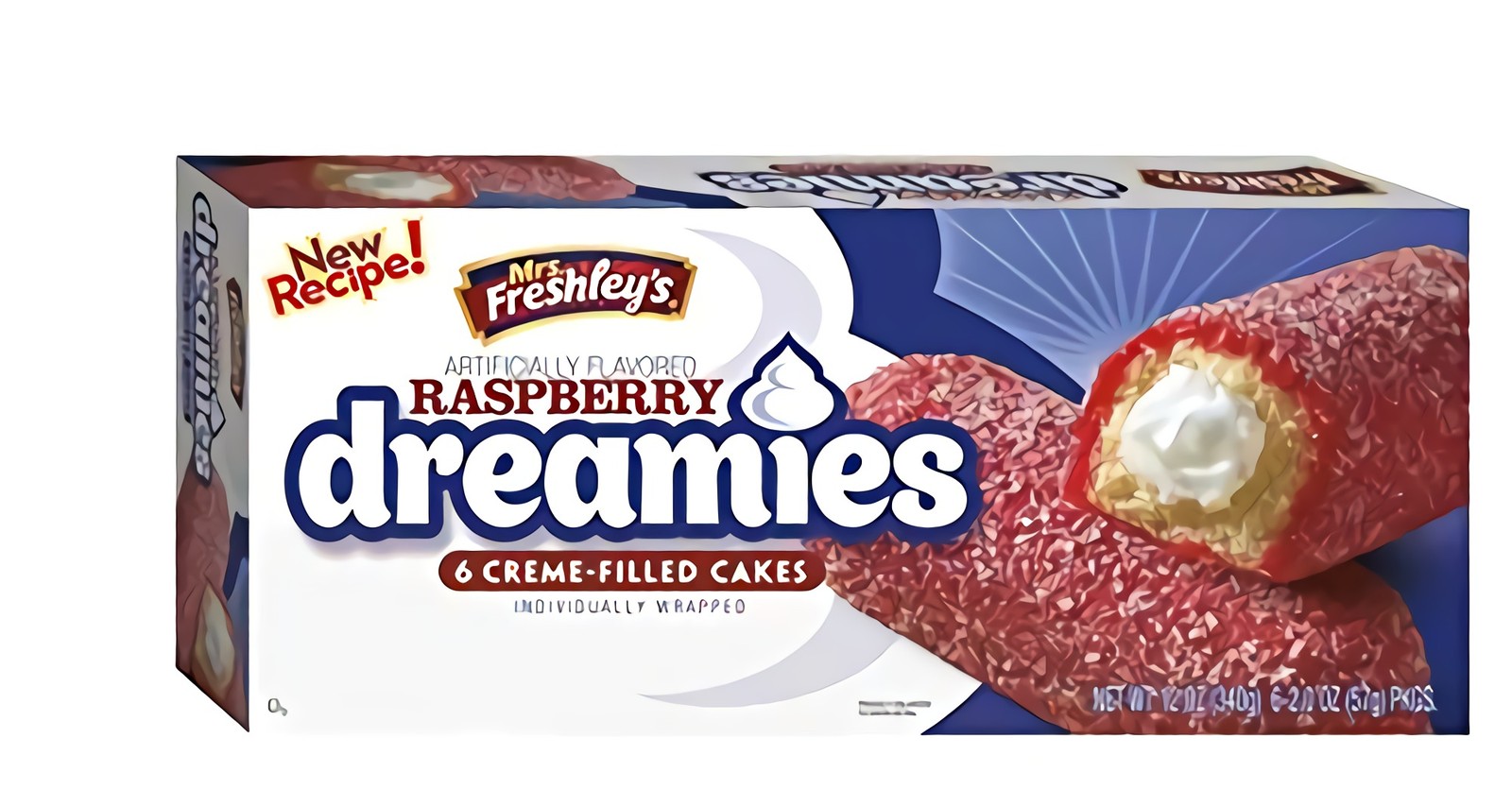 Mrs. Freshley’s Raspberry Dreamies | 2 Oz | Pack of 18
