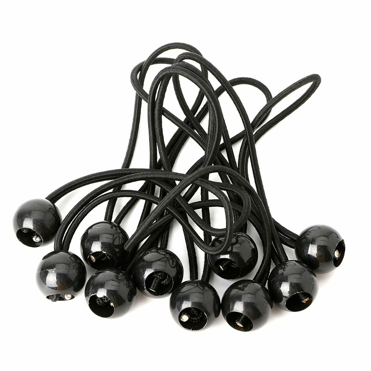 Bulk Lot 6″ Ball Bungee Bungie Cord Tarp Tie Down Tight Strap Canopy Elastic