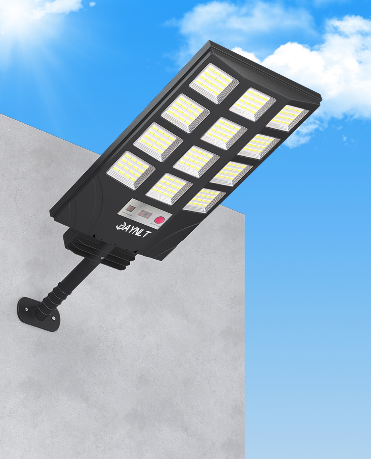 Solar Lights Outdoor Dusk To Dawn LED Motion Sensor Bright Solar Street Lights