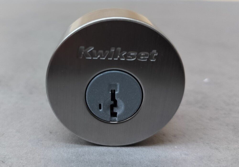 Kwikset Contemporary Halifax Deadbolt Single Cylinder Satin Nickel 91580-001