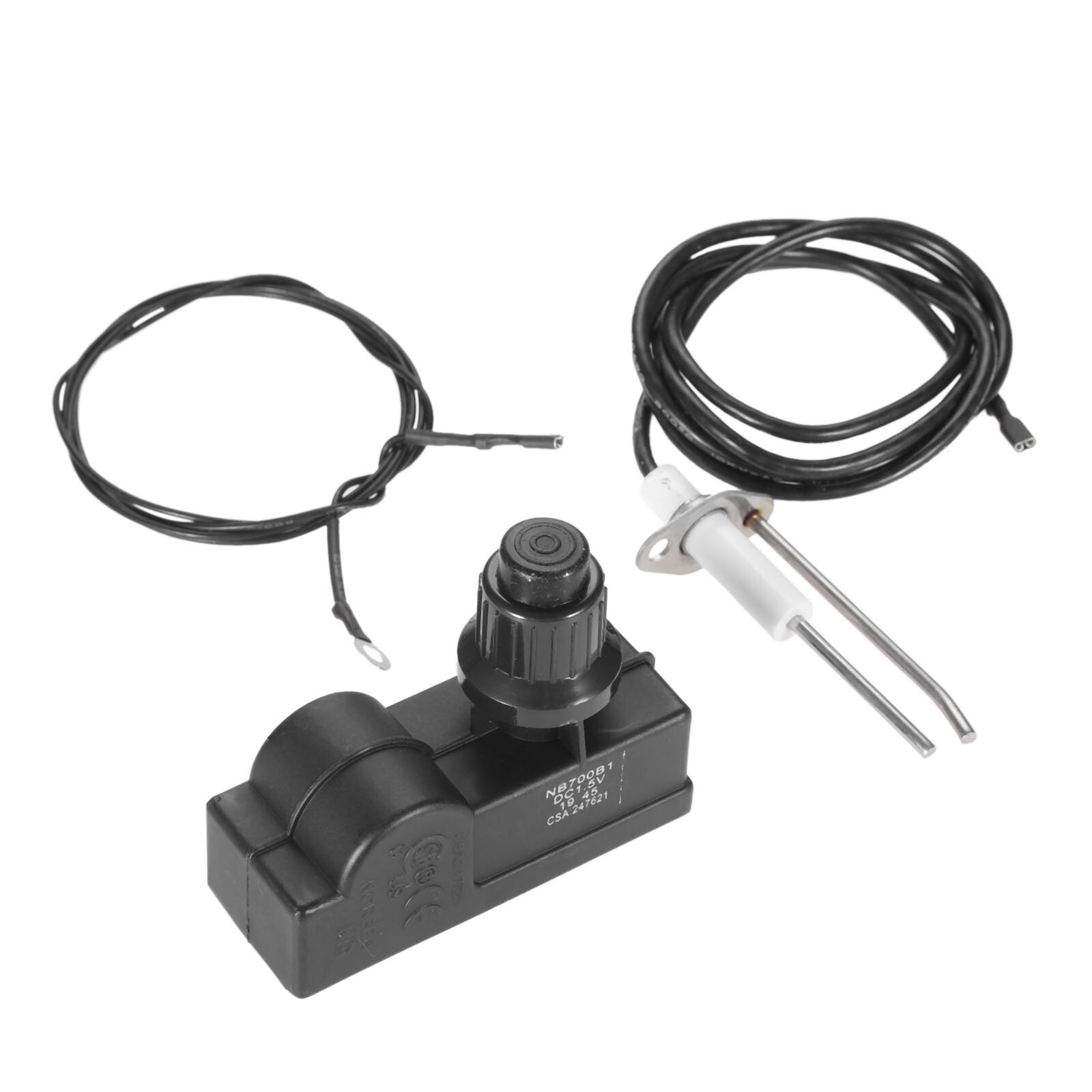 2 Outlet Spark Igniter Ignitor Push Button Kit Gas Fireplace Grill BBQ Stove