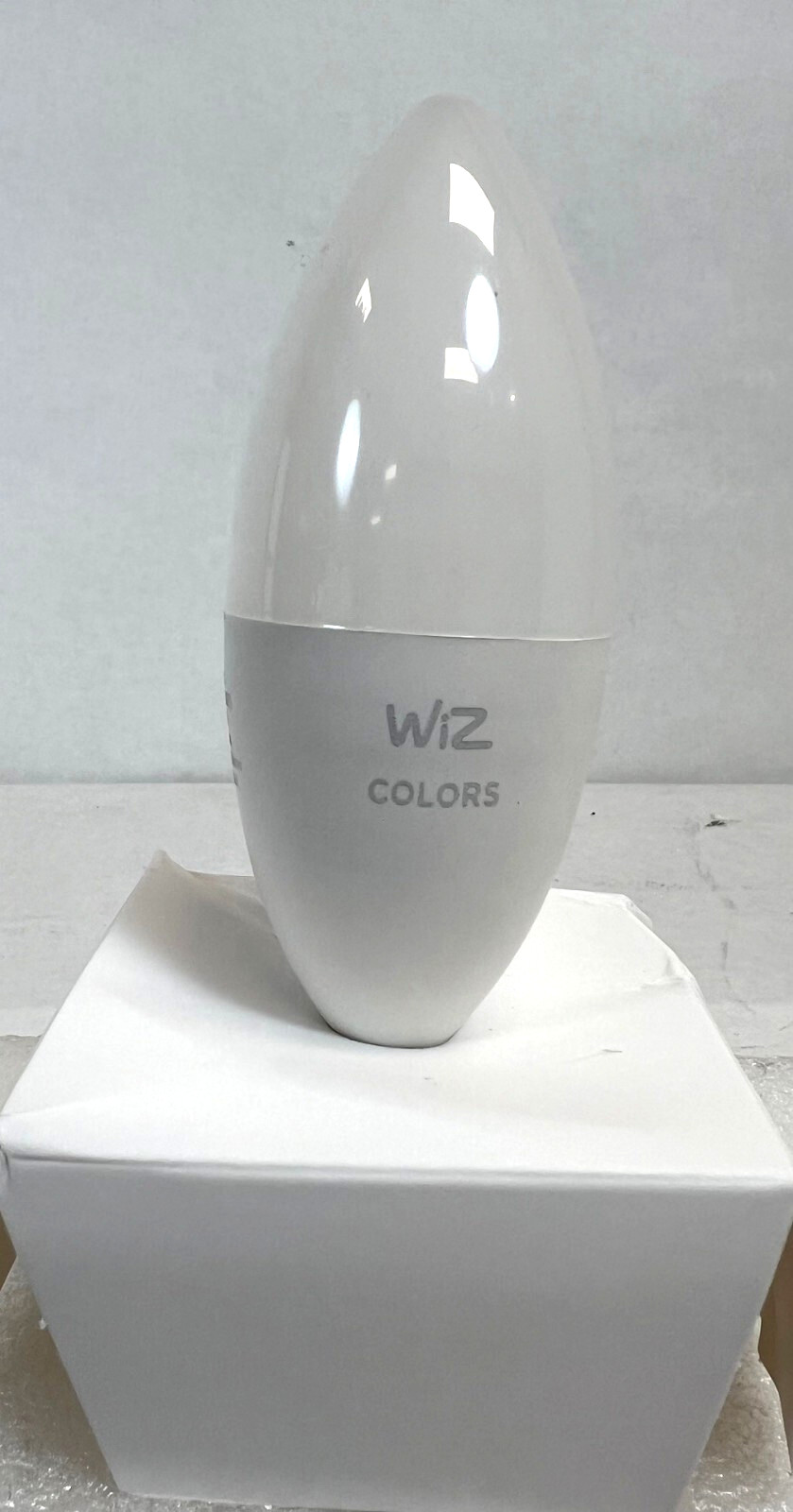 Lot of 3 -WiZ Candle Wi-Fi Smart LED Light Frosted Dimmable Color B12