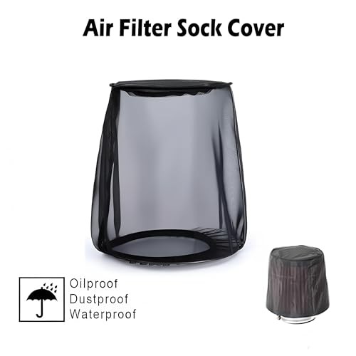 Dustproof Black Air Filter Cover for Car – Dustproof, Black #SX2