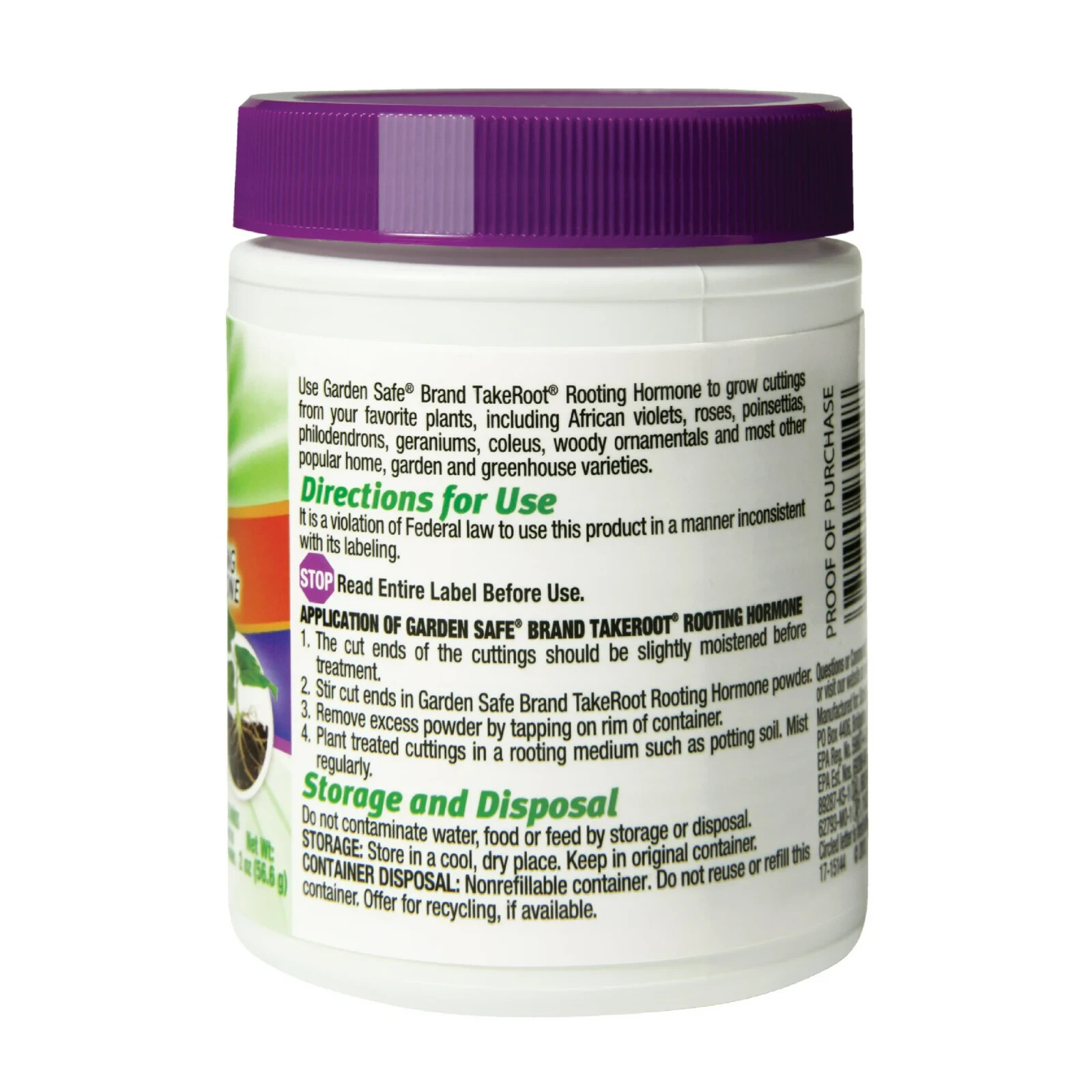 Garden Safe Take Root Rooting Hormone, 2-Ounce