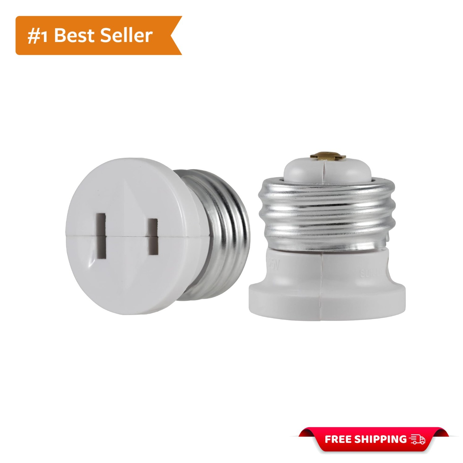 Compact and Versatile 2-Pack Socket Adapters for Indoor Use – Easy Installation