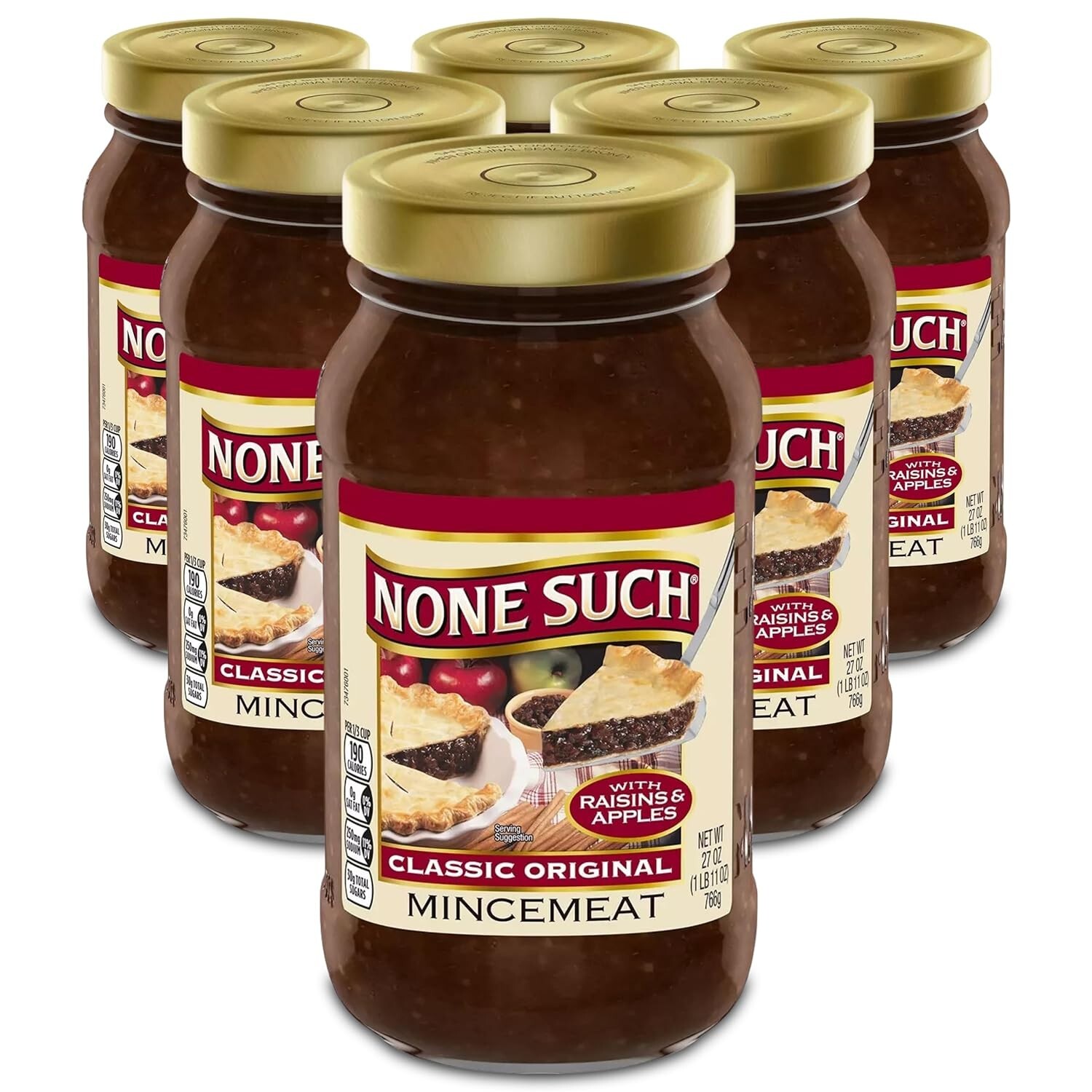 None Such Mincemeat Classic Original, 27 Ounce (Pack of 6)