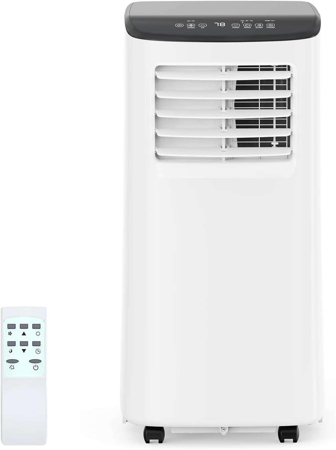 3-in-1 Portable Air Conditioner 8,000 BTU AC Unit W/ Cooling Dehumidifier & Fan