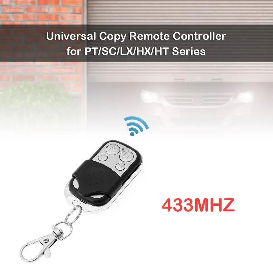 Universal Cloning Electric Gate Door Garage Remote Control Key Fob 433mhz Cloner