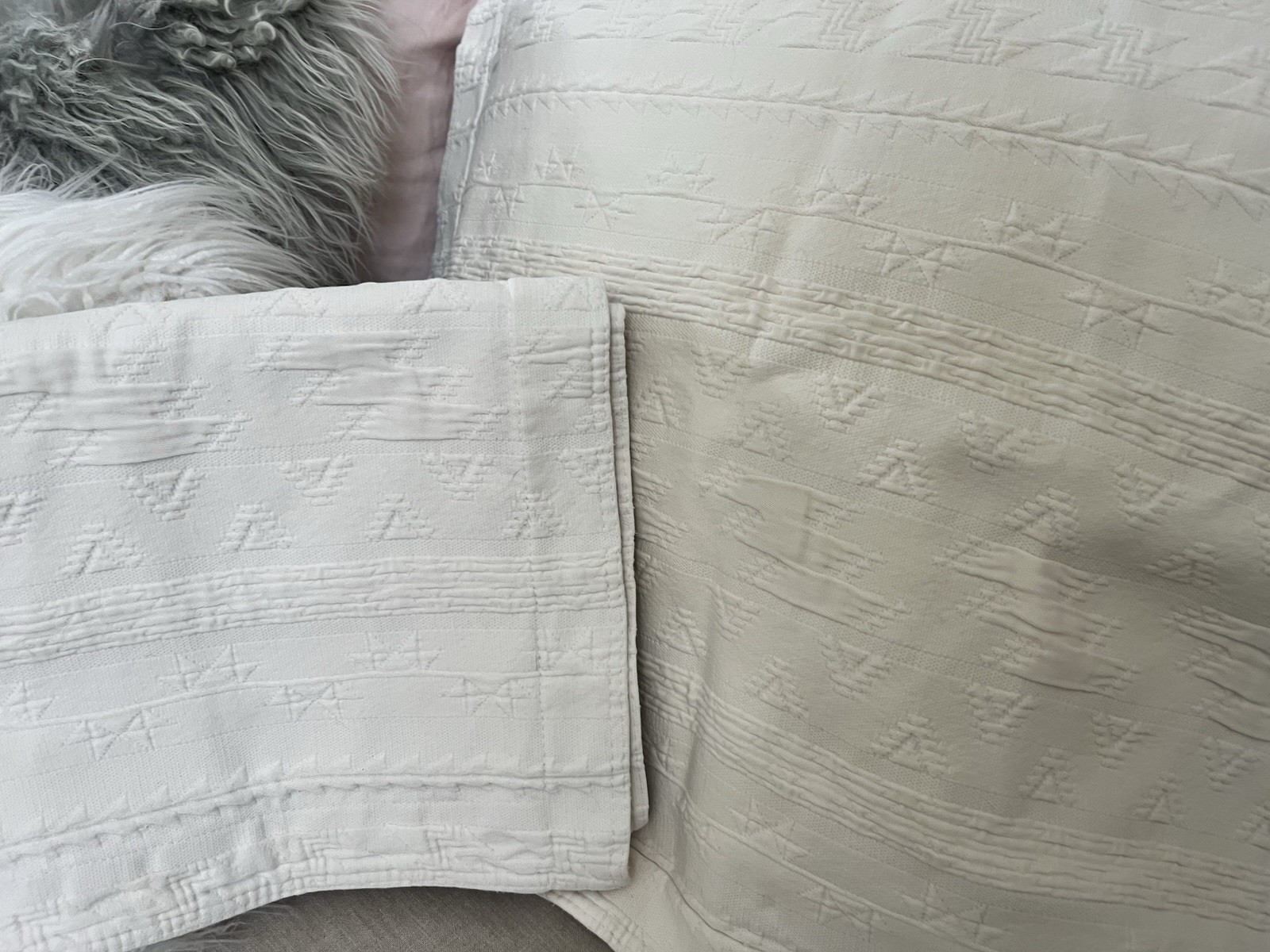 🌷 2 Standard Pendleton Home Pillow Shams Ivory/Cream Native Design 4 Available