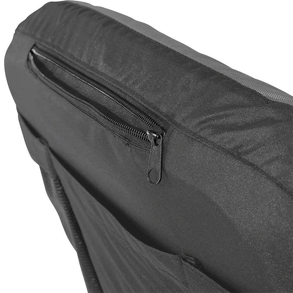 Universal Riding Lawn Mower Tractor Seat Cover Padded Comfort Pad Storage Gray