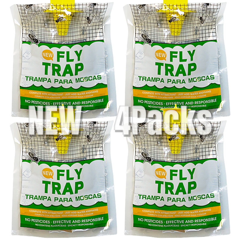 outdoor disposable fly traps to keep outdoor ranches free from annoying fly