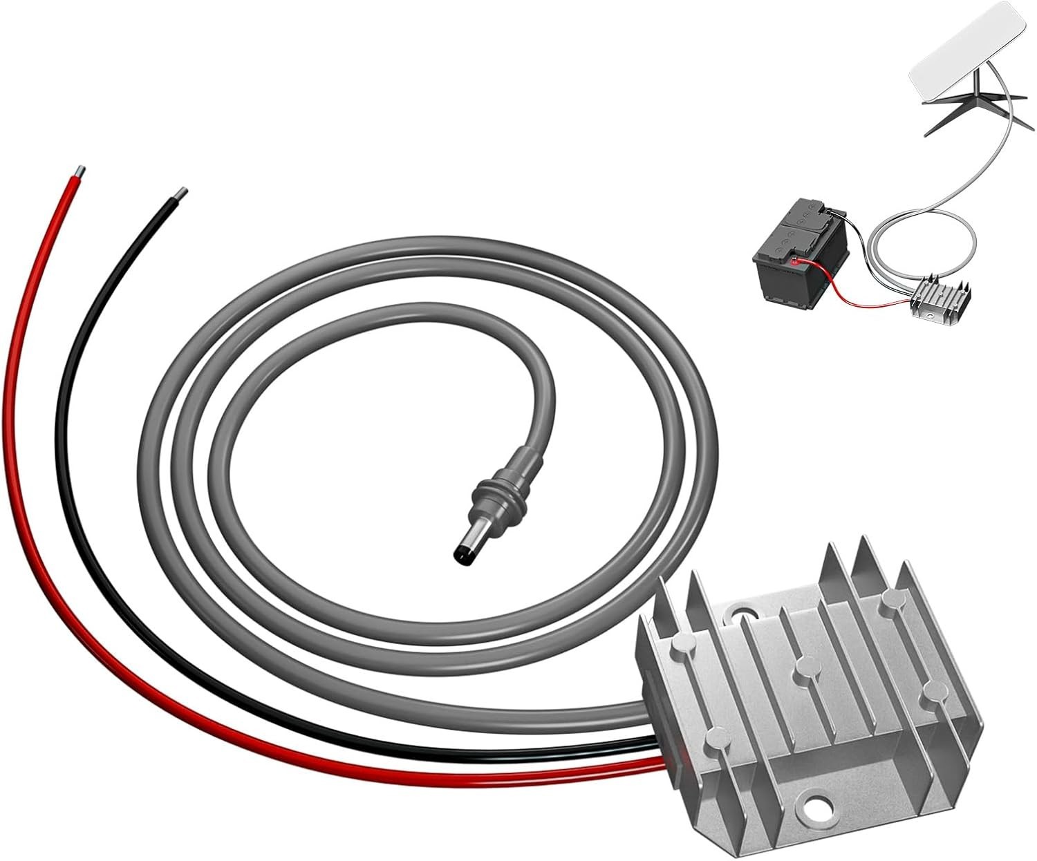 Starlink Mini 12V Adapter, DC 12V Power Cord Converter 30V 3A Conversion Kit DC