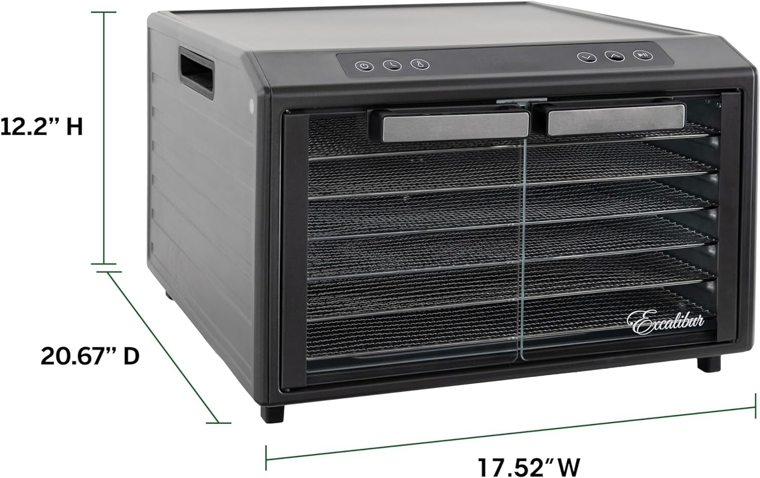 Excalibur Electric Food Dehydrator Select Series 6-Tray Adjustable Temperature