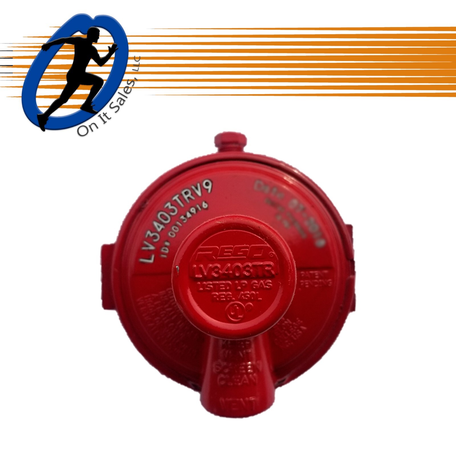 Rego Regulator 1st Stage LV3403TRV9 – 10 PSI – 1/4″ F.NPT x 1/2″ F.NPT