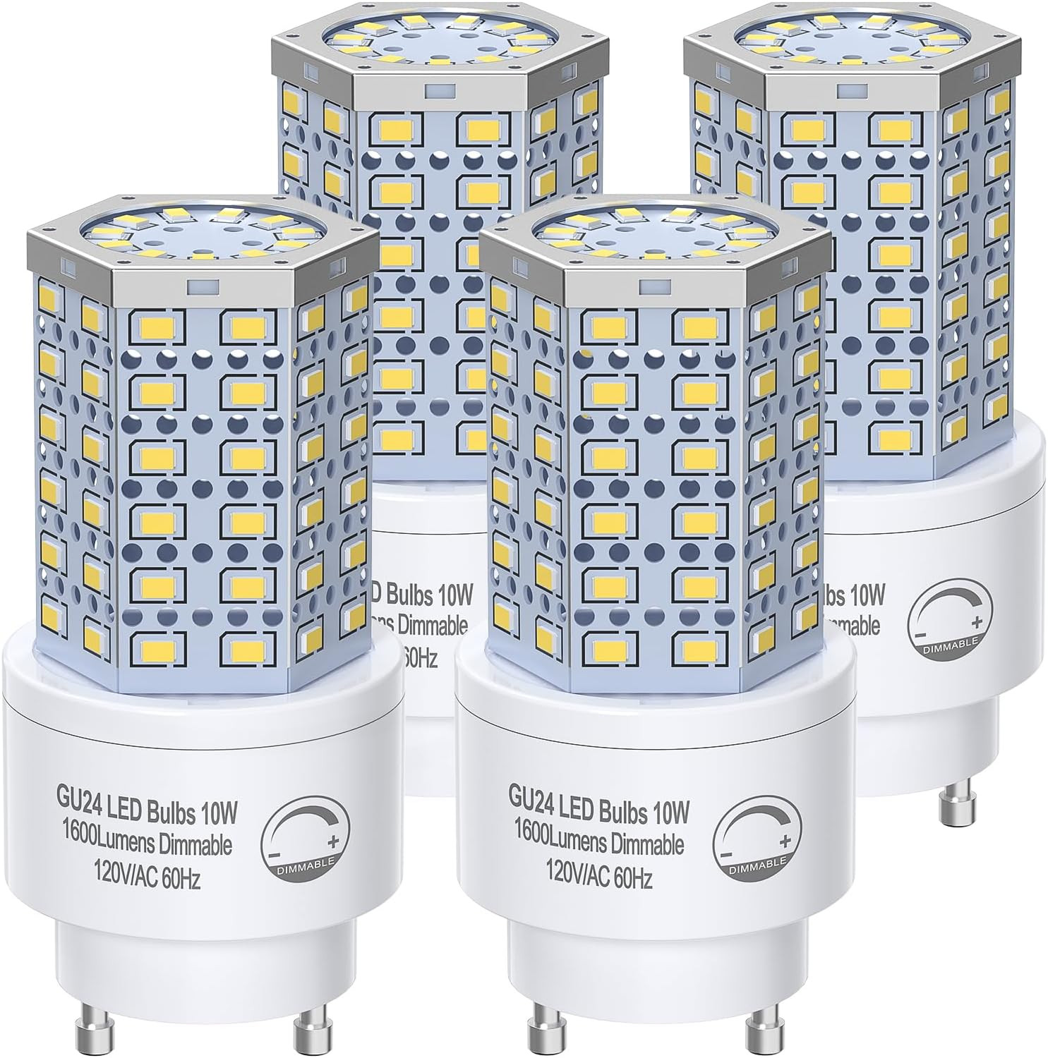 GU24 LED Light Bulb Dimmable 10W 5000K Daylight 1600 Lumens 100W Equivalent Repl