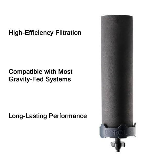 Foundation. Black Replacement Water Filter – Replacement For Berkey BB9-2 and…