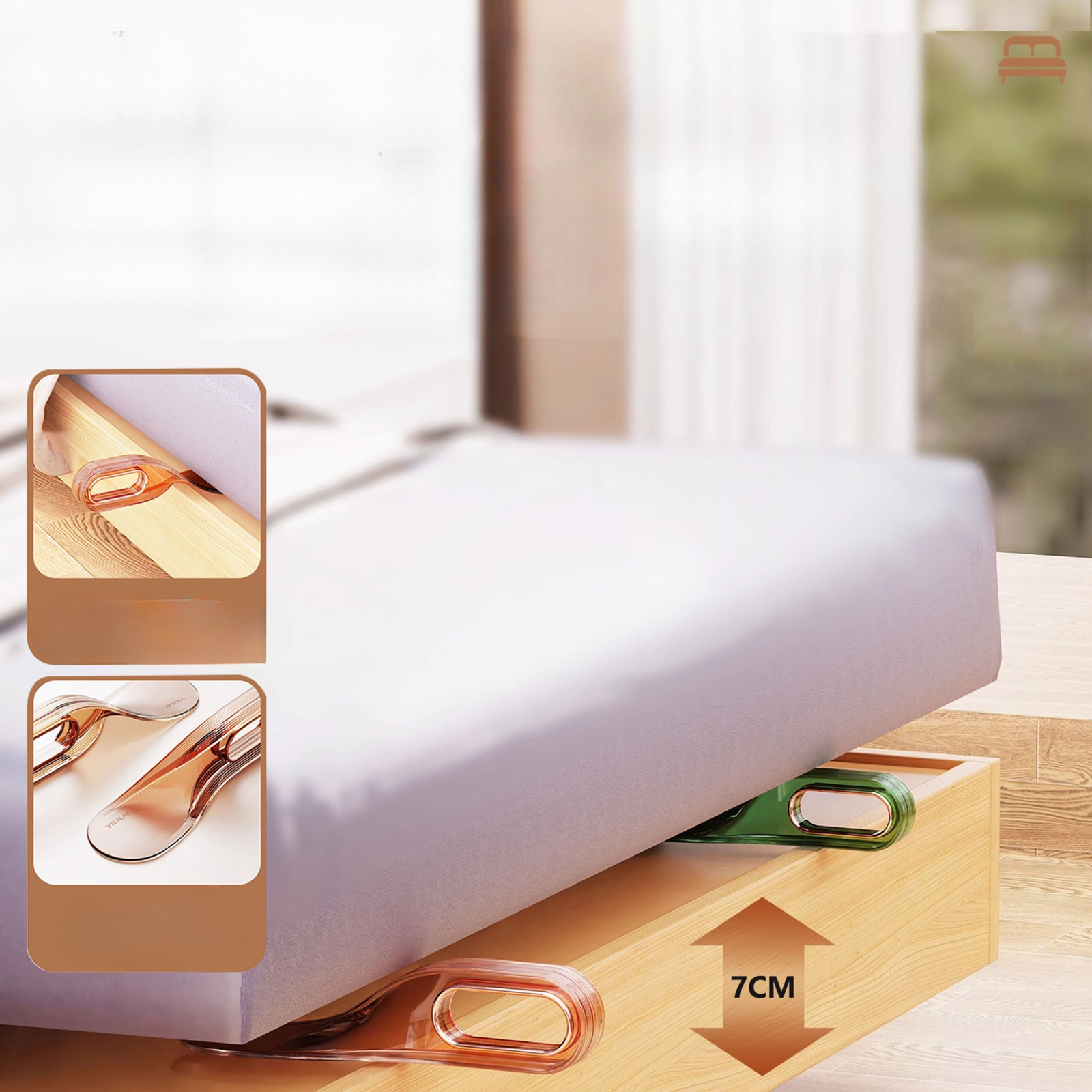 2*Mattress Lifter Wedge&Bed Maker Tool for Changing Sheet-Alleviating Back Pain