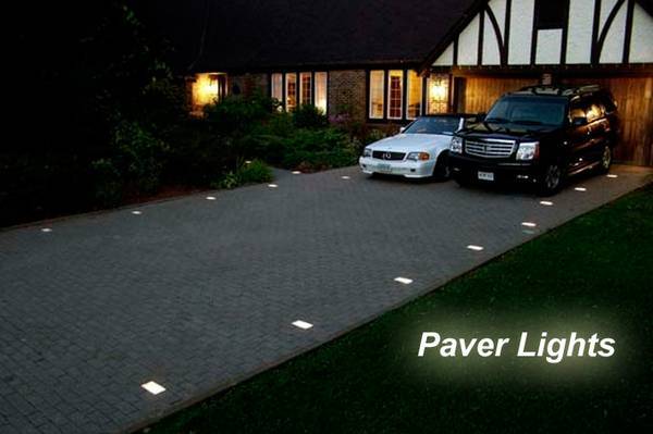 (4 Pack) Kerr Lighting Residential Paver Lights for Driveways, Walkways, Patios!