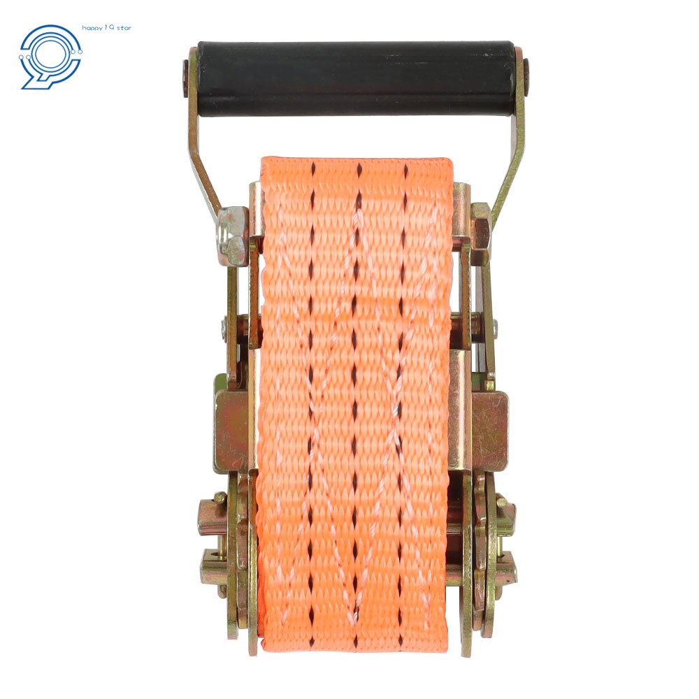 1.5″ x 15′ 4000-lbs Ratchet Straps J Hook Heavy Duty Tie Downs 10 Pack Orange