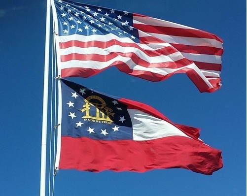 30 FT Residential Flag Pole Flagpole Kit & 3×5 US American Flag MADE IN USA MAGA