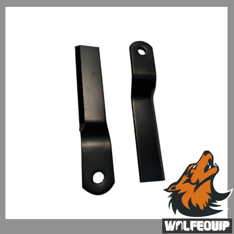 2-Pack Wolfequip Hog Blades f/ BC-13-72W Brush Cutter Skid Steer Mower Landhonor