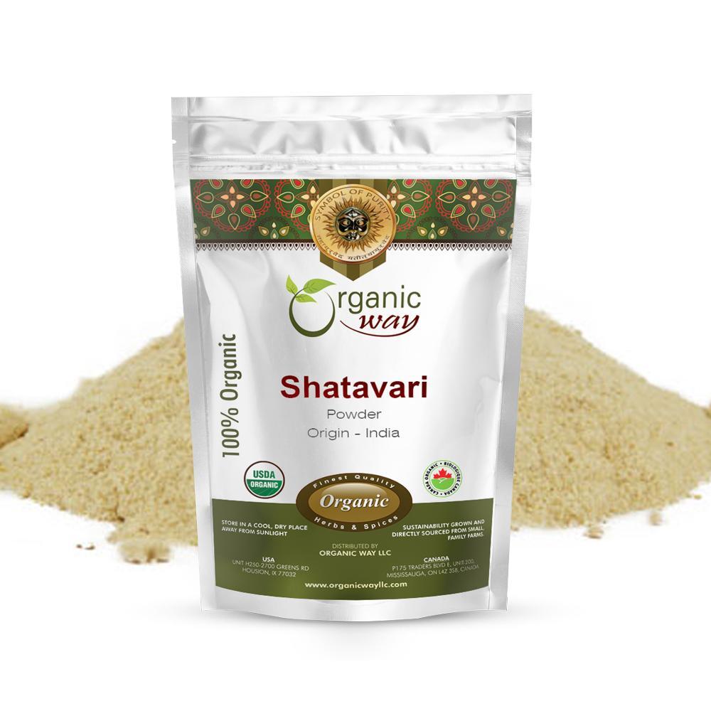 Organic Way Shatavari Powder – Organic, Kosher & USDA Certified