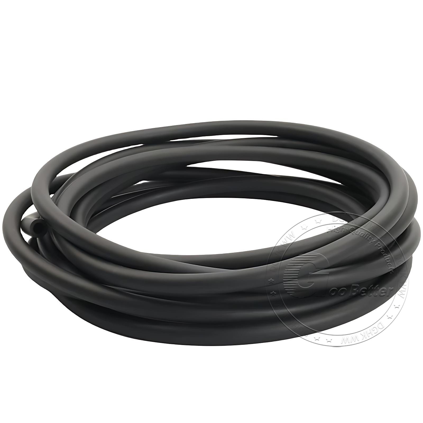 Black Smooth Nitrile Rubber Tube ID 2-25mm Fuel Petrol Diesel Oil Tube Hose Pipe